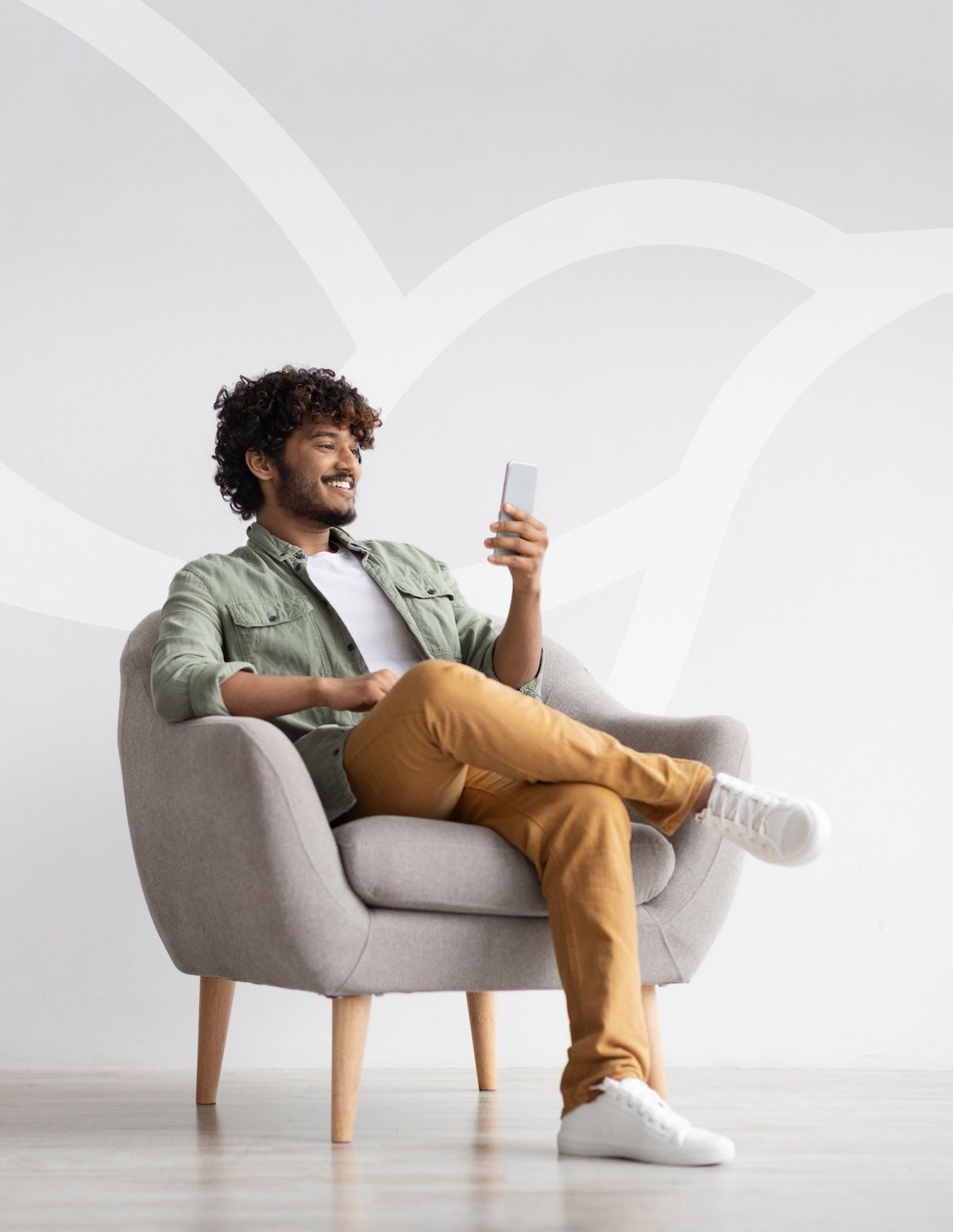 person with a smartphone